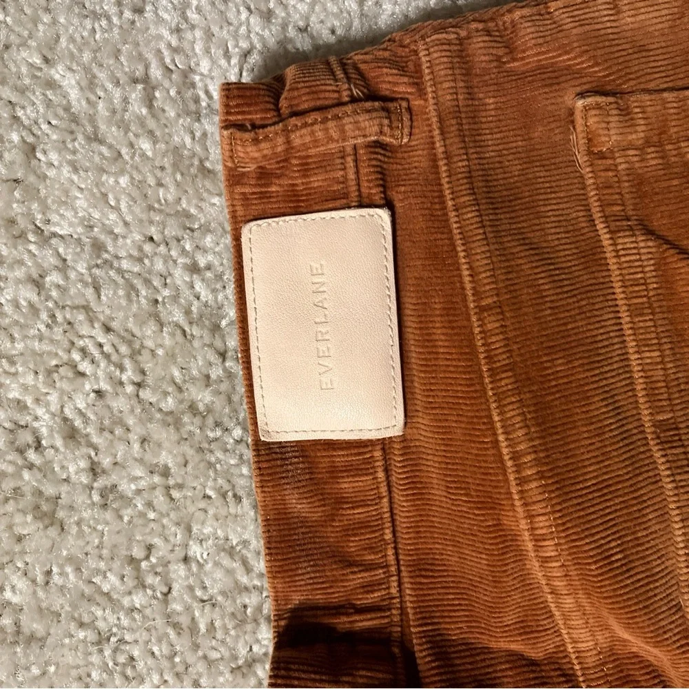 Everlane Baby Cord burnt orange corduroy pants - Picture 5 of 6